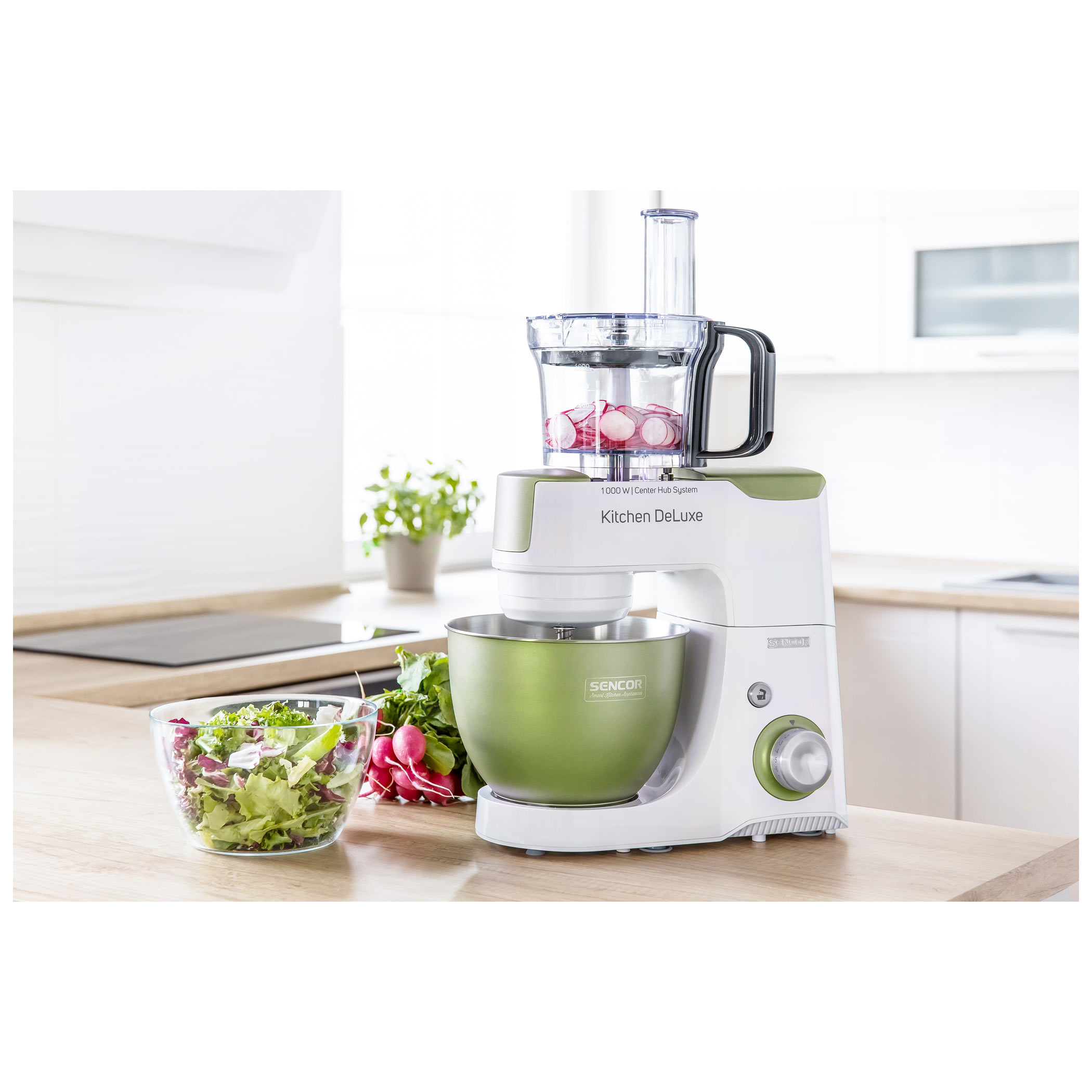 Robot da cucina multifunzione tutto in uno STM 3780GG, verde