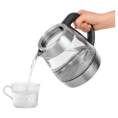 Bollitore Elettrico In Vetro Con Infusore Per Tè E Controllo Temperatura - Modello Unbranded