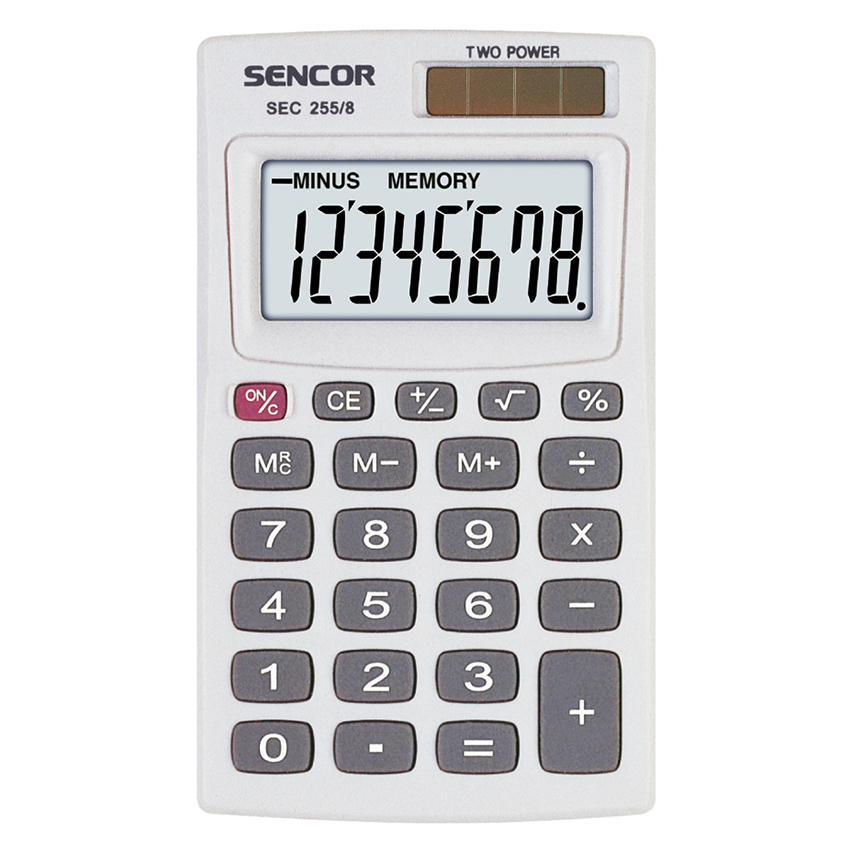 Calcolatrice tascabile, SEC 255/8