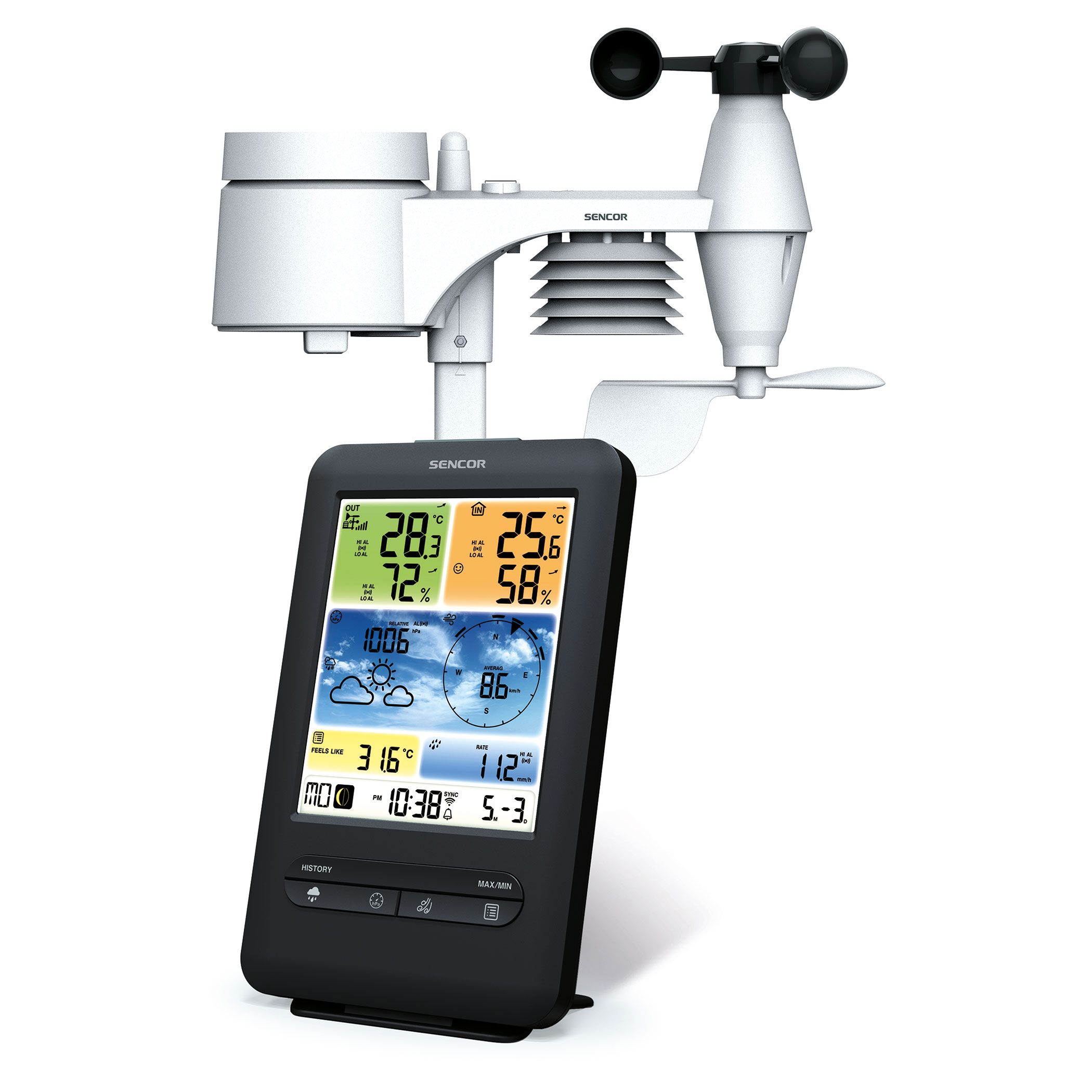 Stazione Meteo Professionale Sws 98 Sencor